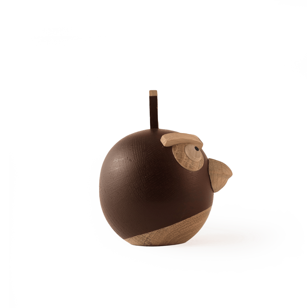 Boyhood Angry Birds Bomb wooden figure in oak, smoked oak & maple, photo 11 (image 11)