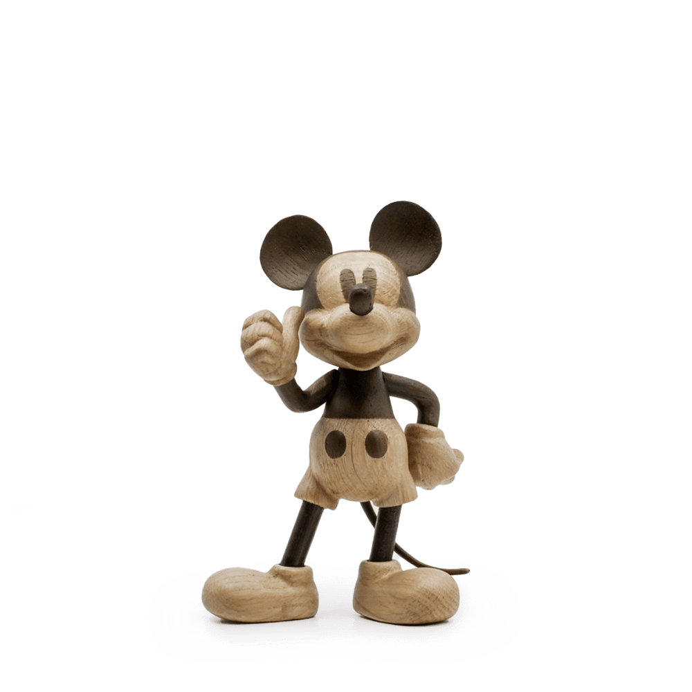 Boyhood Disney Mickey Mouse wooden figure in oak & smoked oak, Large (image 23)