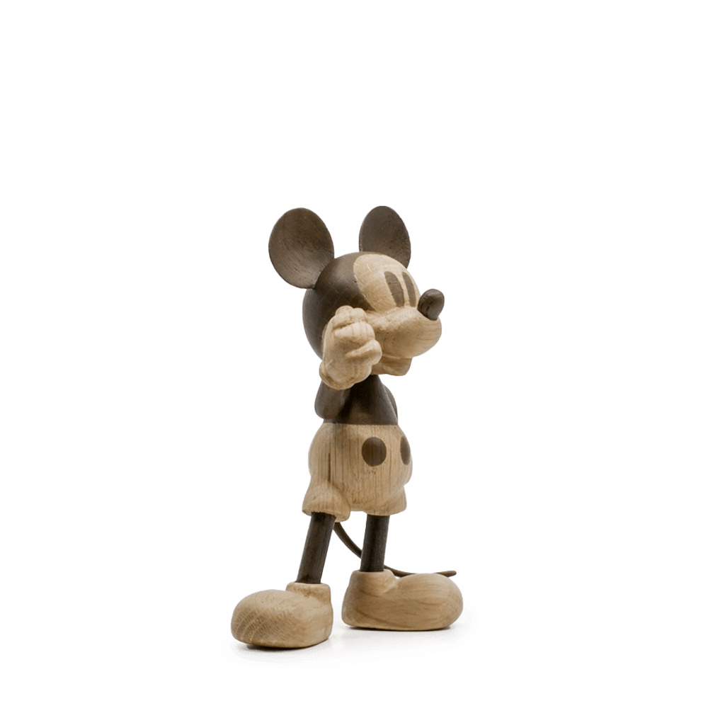 Boyhood Disney Mickey Mouse wooden figure in oak & smoked oak, Large (image 22)