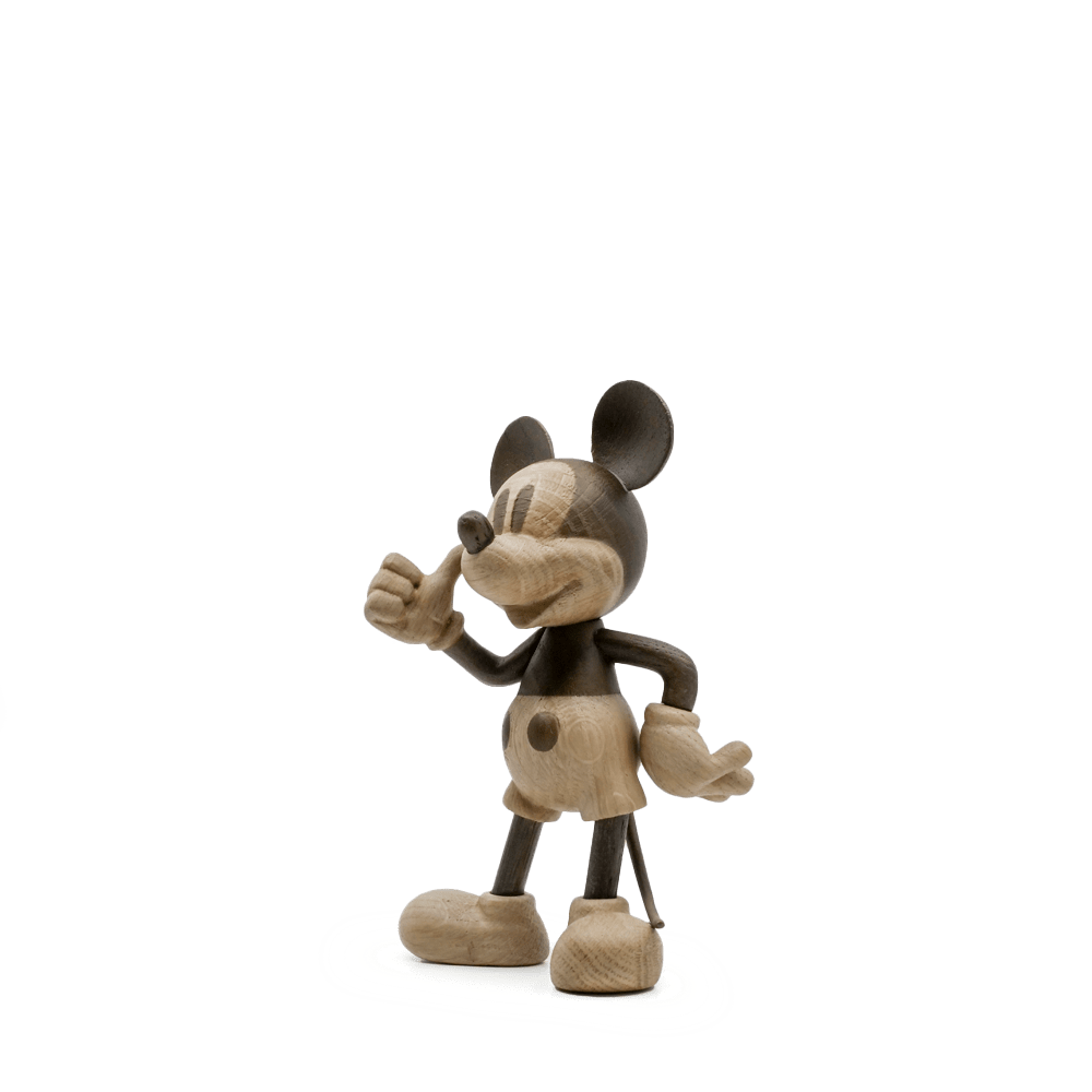 Boyhood Disney Mickey Mouse wooden figure in oak & smoked oak, Small (image 33)