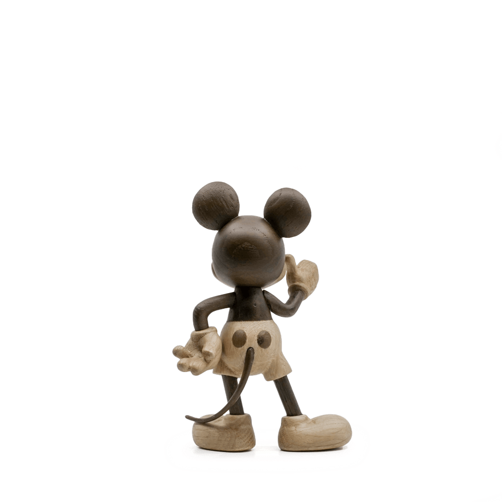 Boyhood Disney Mickey Mouse wooden figure in oak & smoked oak, Small (image 32)
