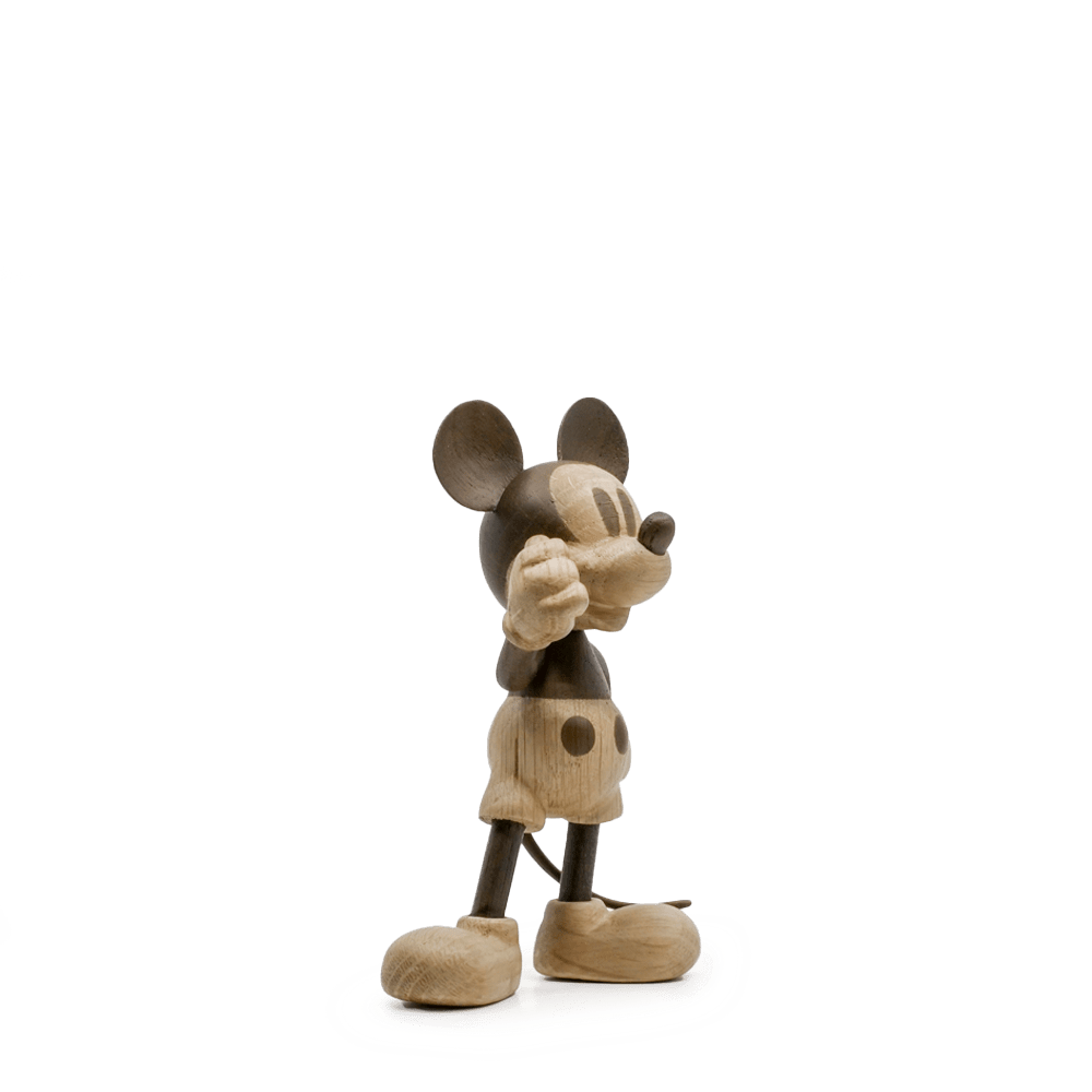 Boyhood Disney Mickey Mouse wooden figure in oak & smoked oak, Small (image 31)