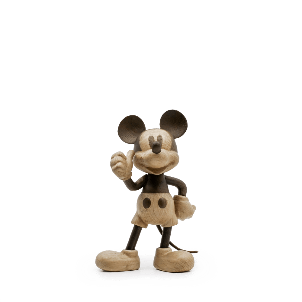 Boyhood Disney Mickey Mouse wooden figure in oak & smoked oak, Small (image 30)
