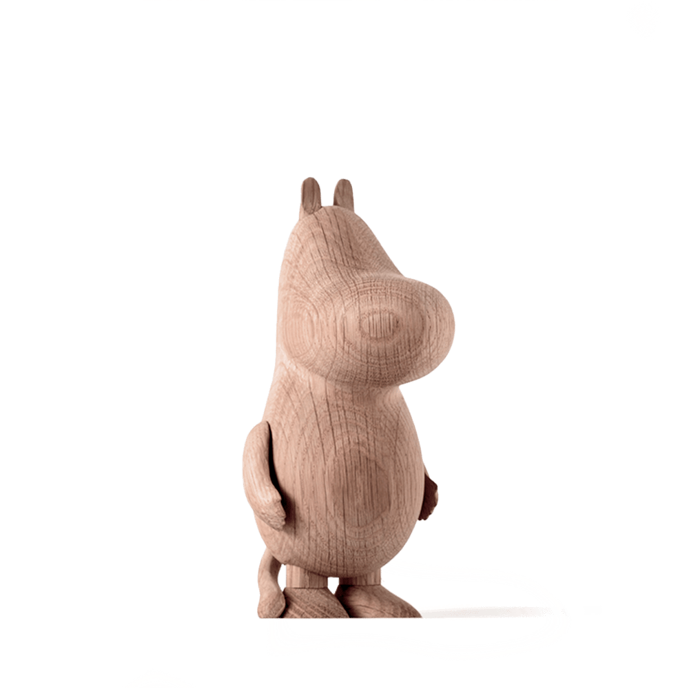 Boyhood Moomintroll wooden figure in oak, Large (image 14)