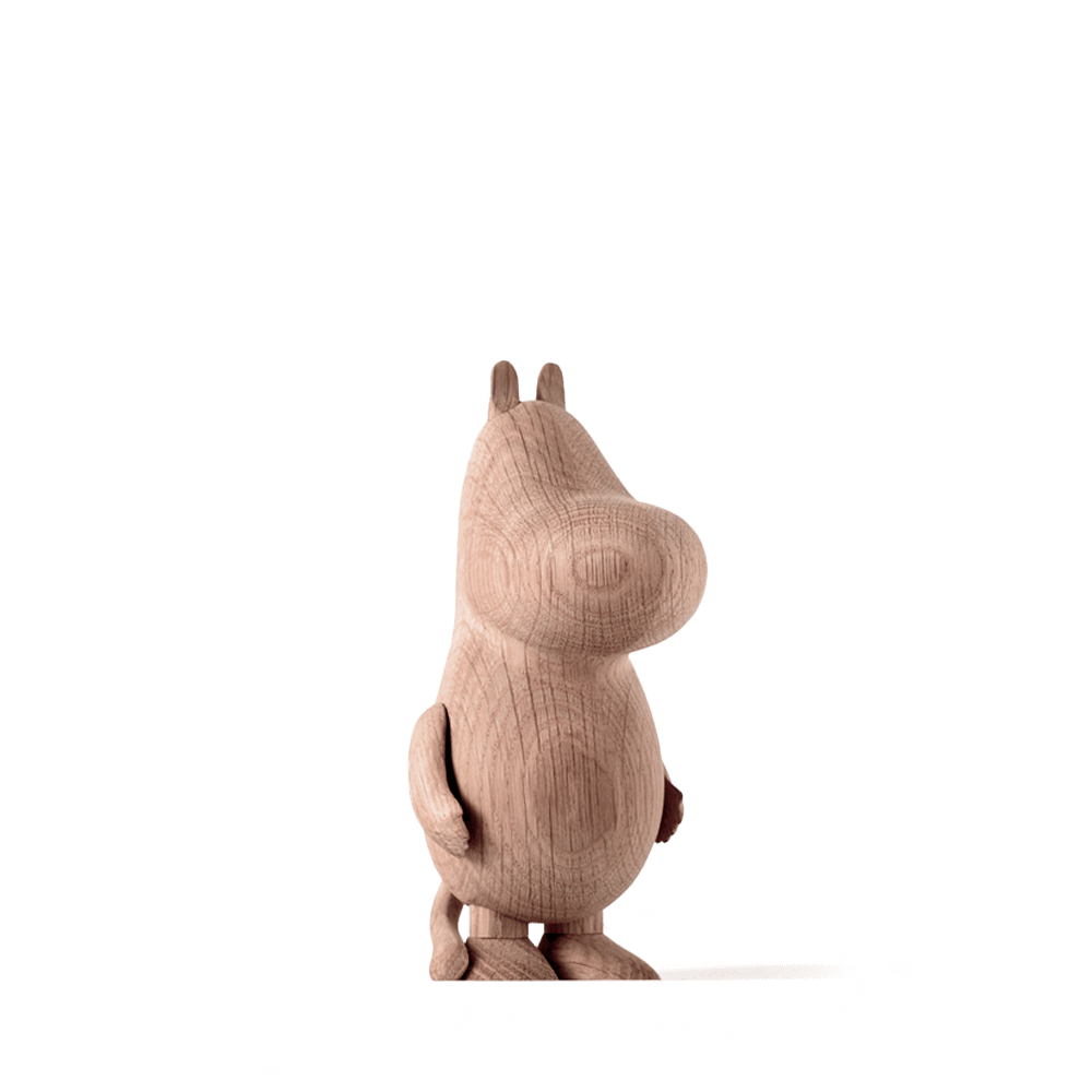 Boyhood Moomintroll wooden figure in oak, Small (image 16)