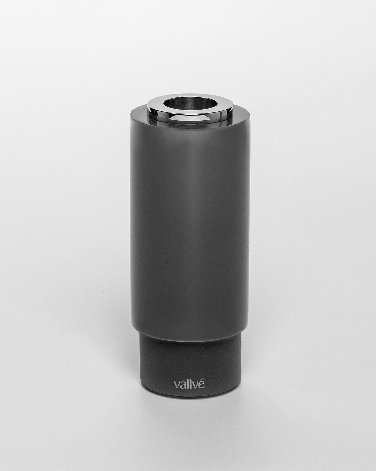 Vallvé Aro flower vase in Graphite resin – photo 3