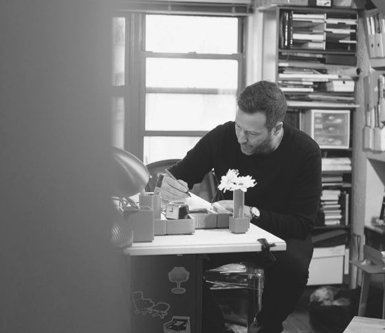 Brad Ascalon, designer of the B.lux Crosshatch C/W