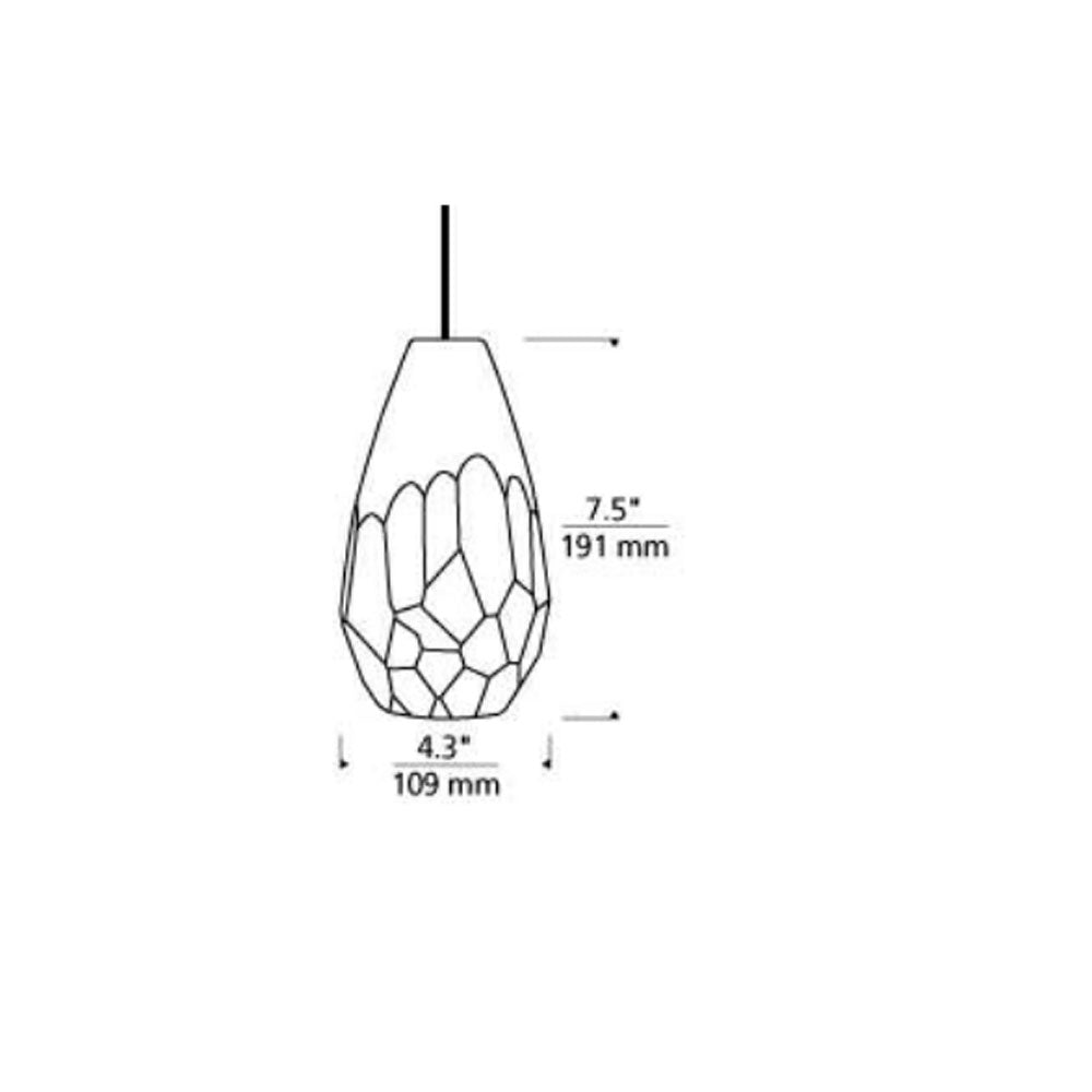 Briolette LED Pendant Light New by Visual & Comfort & Co
