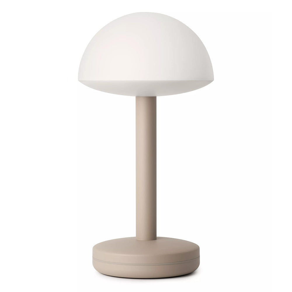 Humble Bug Cordless Smart Table Lamp by Humble, Beige with Frosted Shade (image 3)