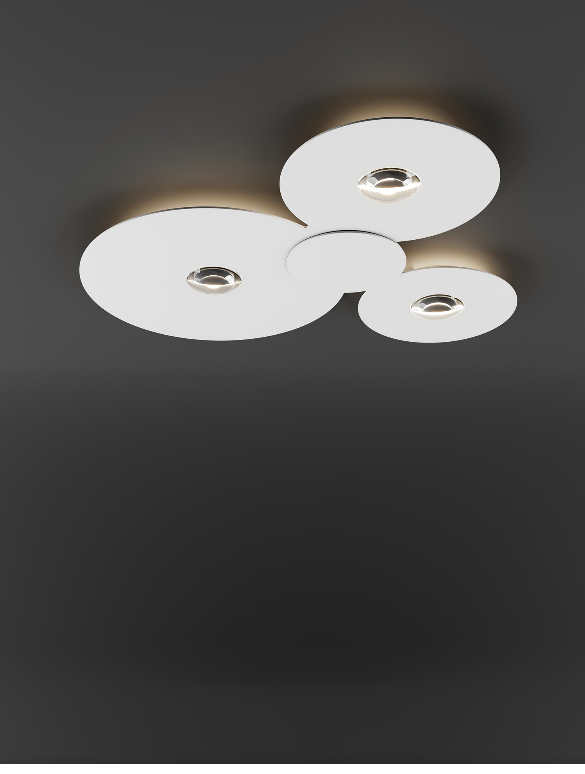 Bugia Triple Ceiling Flush Light by Lodes