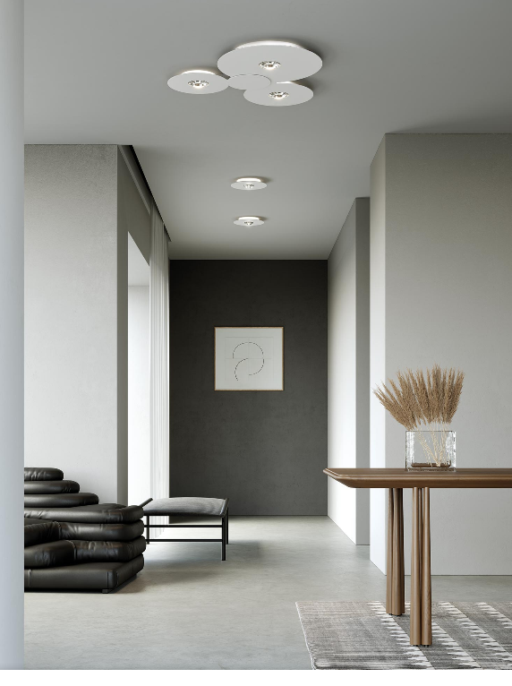 Bugia Triple Ceiling Flush Light by Lodes