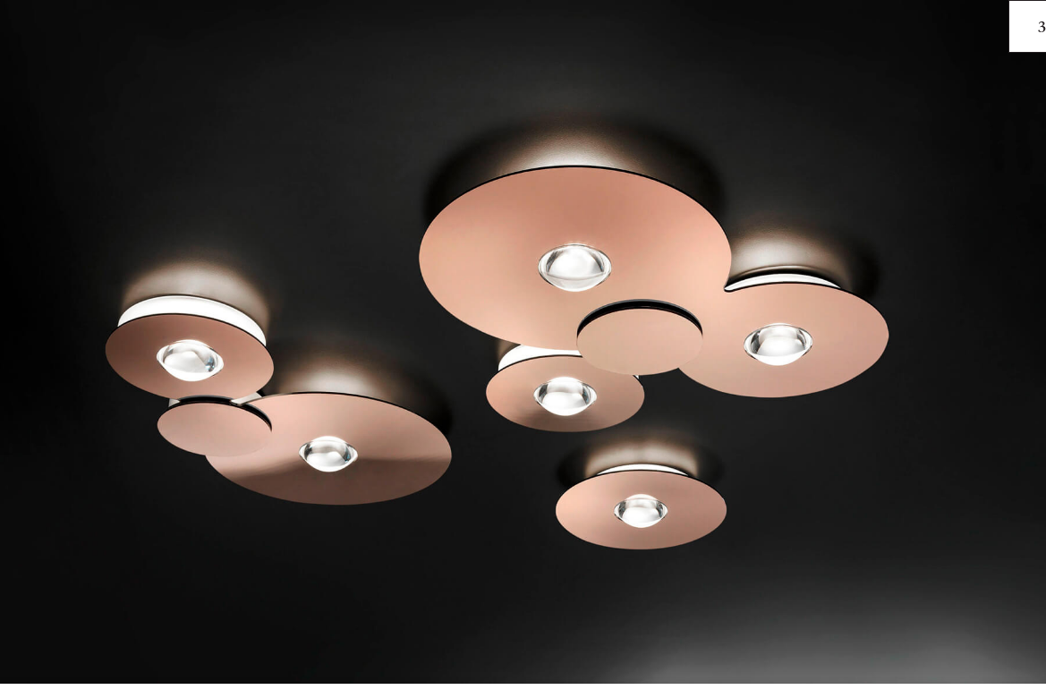 Bugia Single Ceiling Flush Light by Lodes