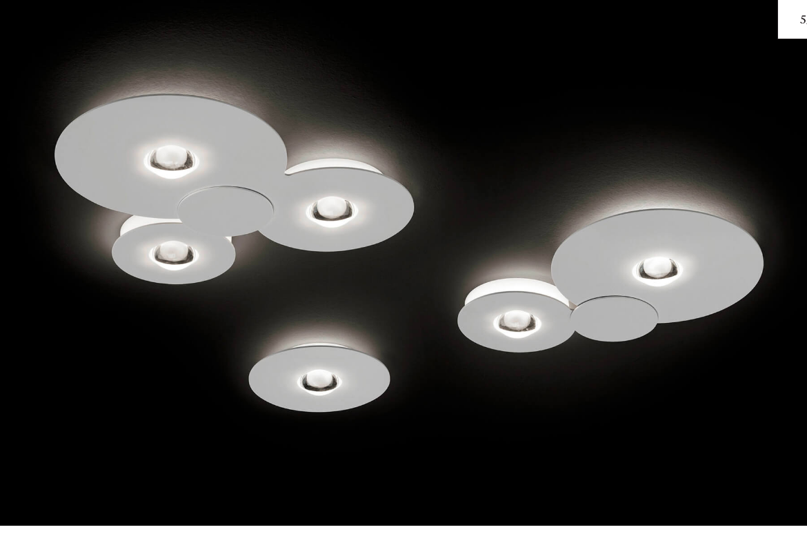 Bugia Single Ceiling Flush Light by Lodes