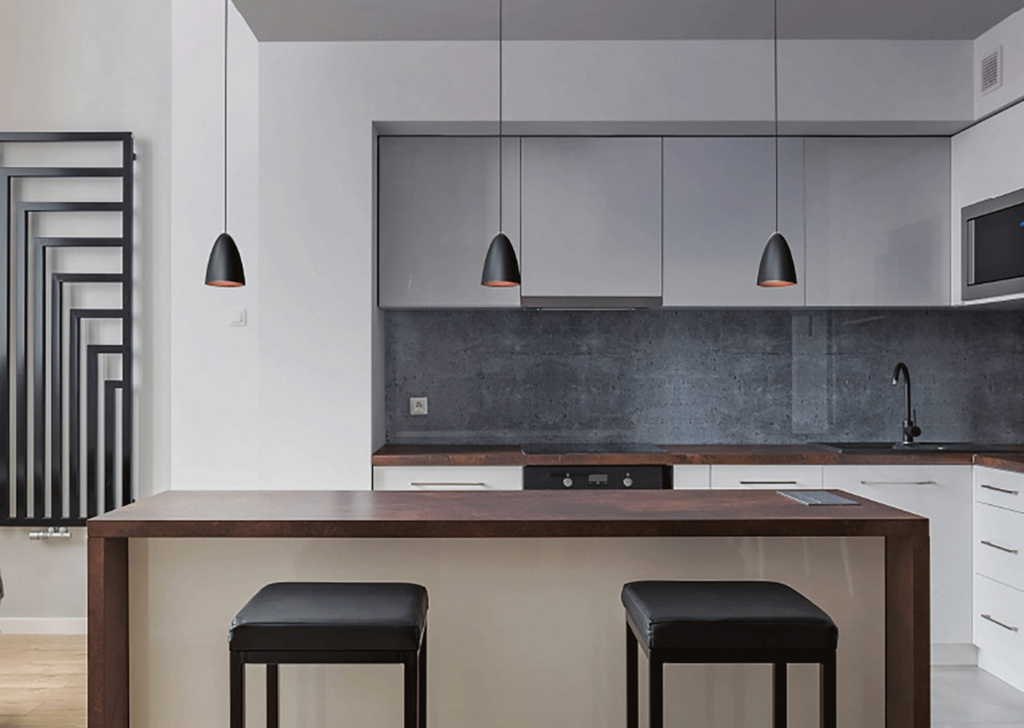 BlackJack Lighting Bullet Pendant Light