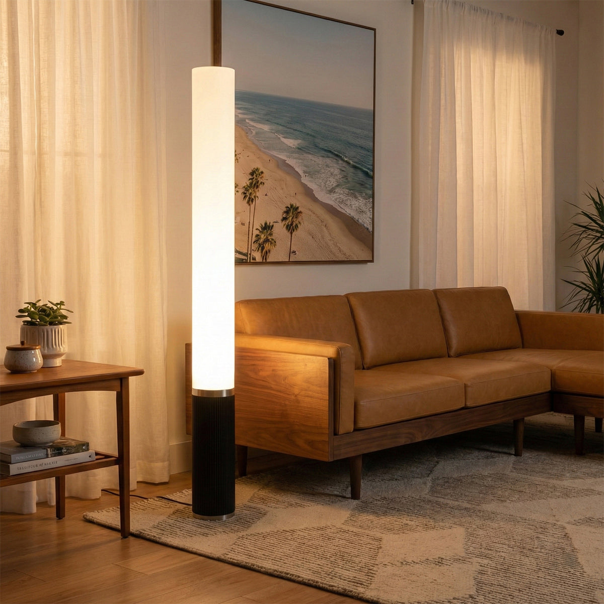 Tambo Cylindro Accent Floor Lamp, 60" by Nova of California – view 3
