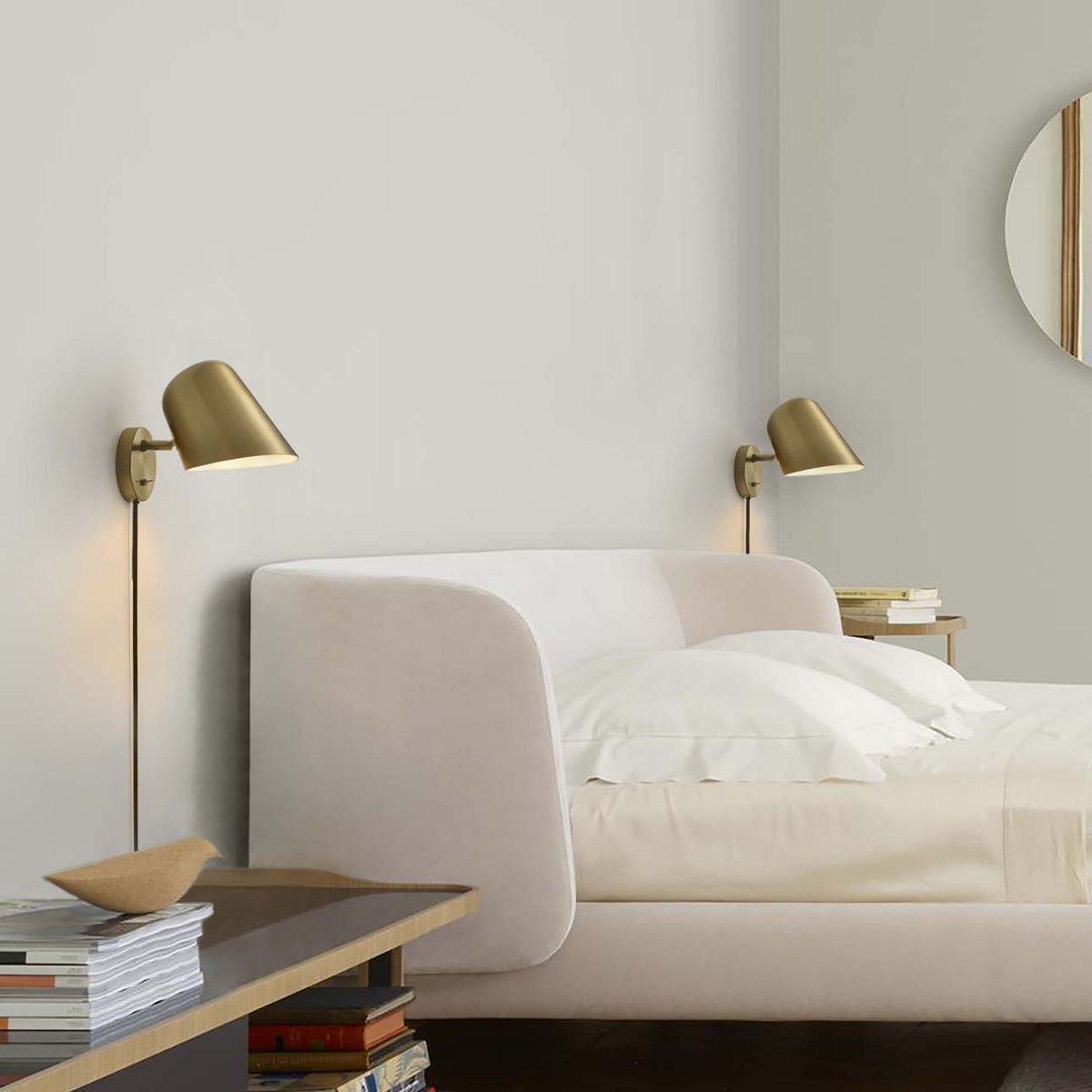 Culver Plug-in Wall Sconce by Nova of California – view 3