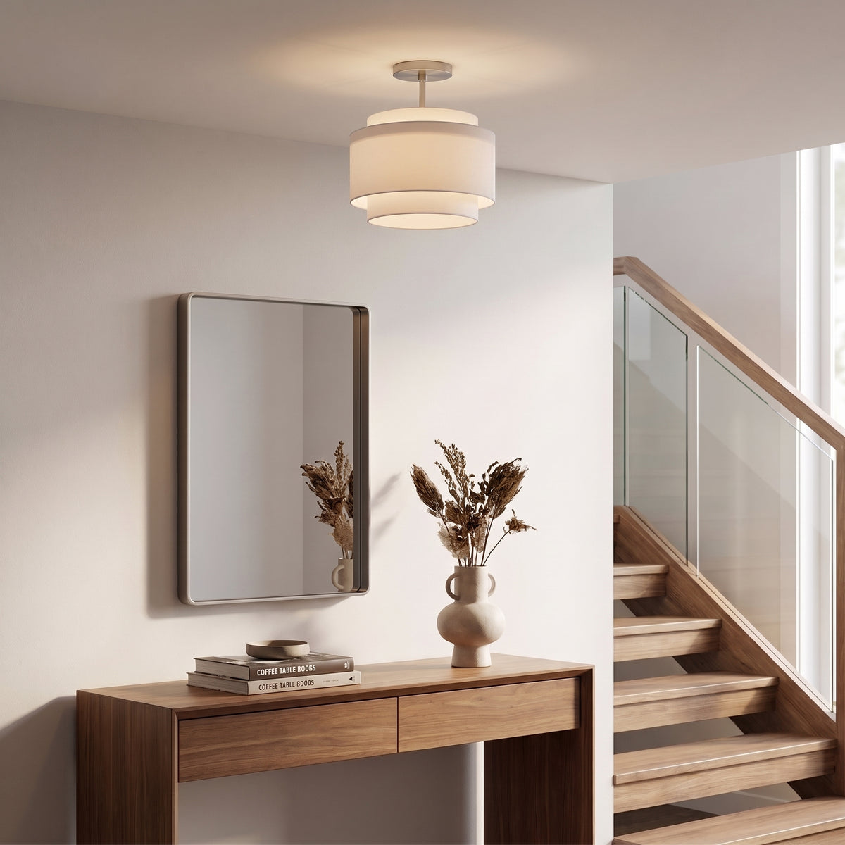 Coronado Semi-Flush Mount by Nova of California – view 3