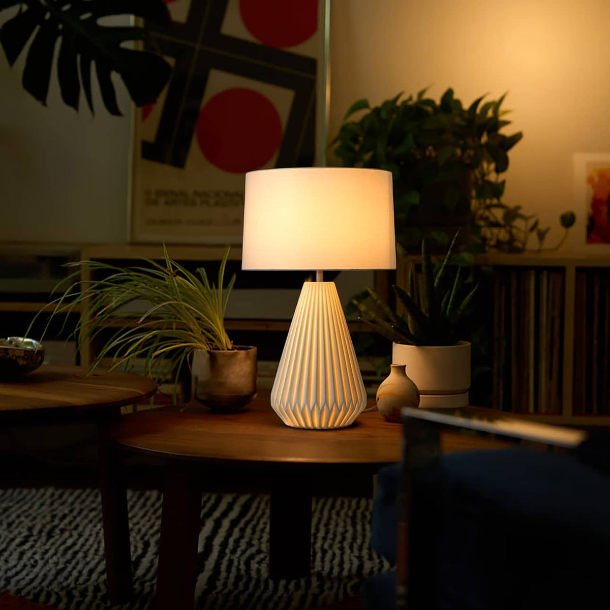 Concord Bone Porcelain Table Lamp, 23" by Nova of California – view 1