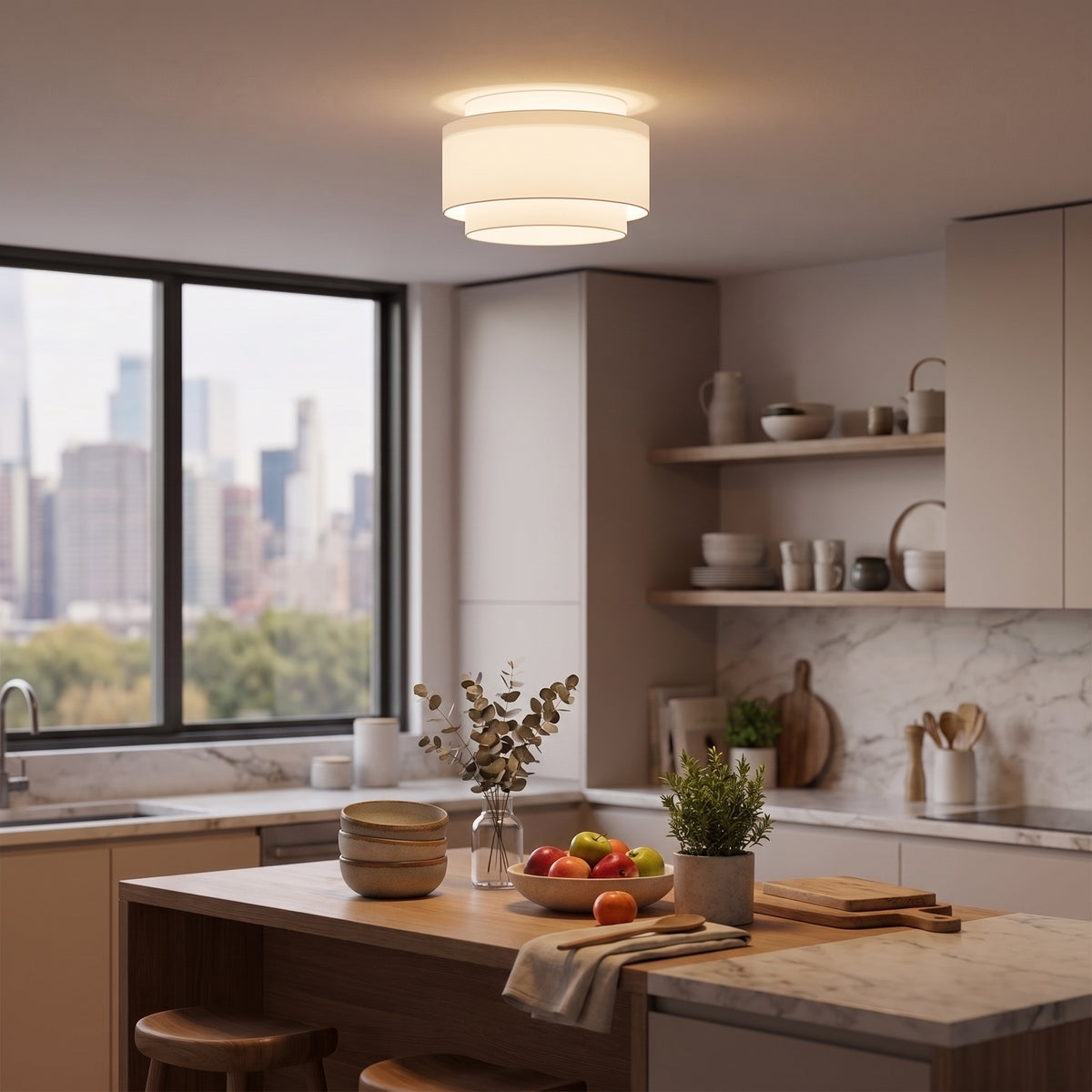 Coronado Flush Mount by Nova of California – view 3