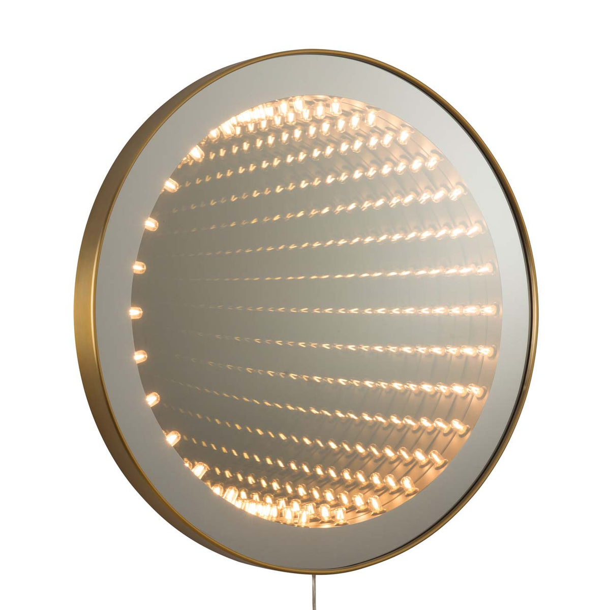 Carnival Round LED Infinity Wall Mirror by Nova of California – view 3