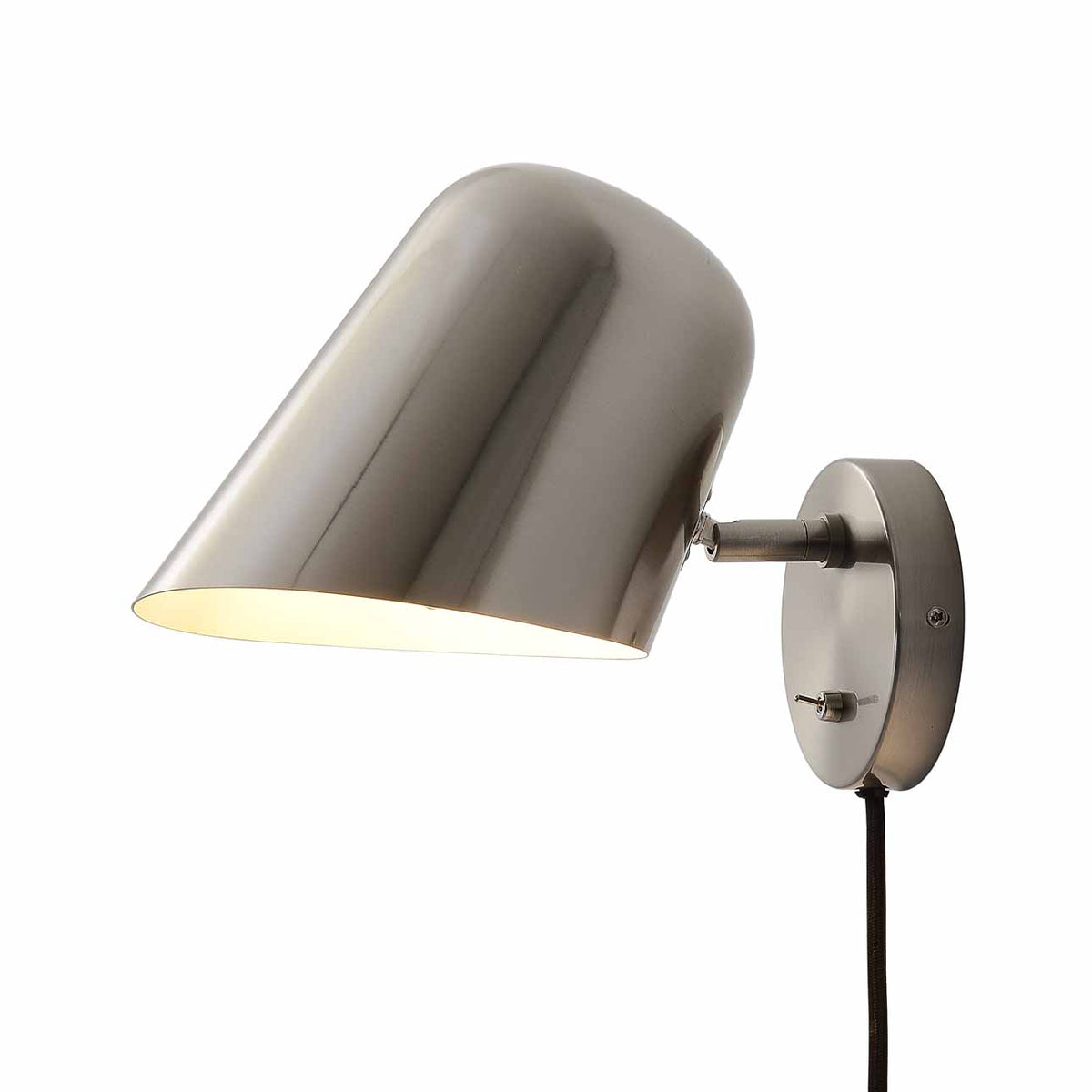 Culver Plug-in Wall Sconce by Nova of California, Satin Nickel – view 11