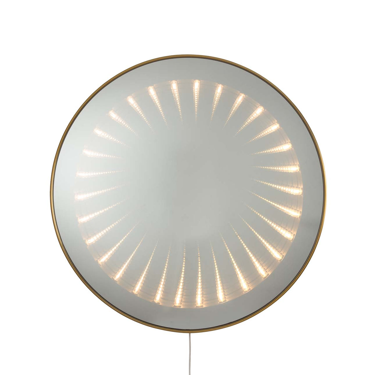 Carnival Round LED Infinity Wall Mirror by Nova of California – view 6