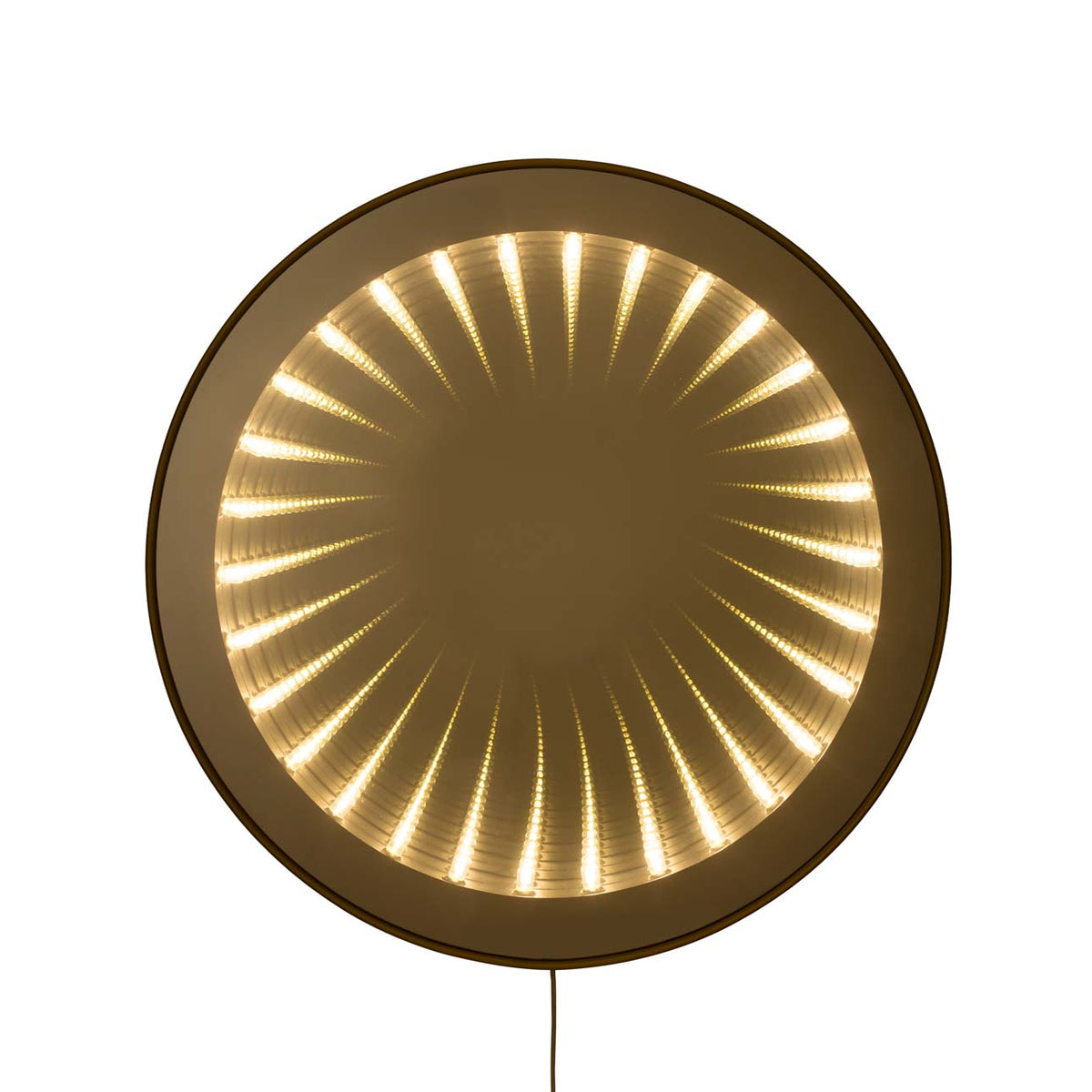 Carnival Round LED Infinity Wall Mirror by Nova of California – view 7