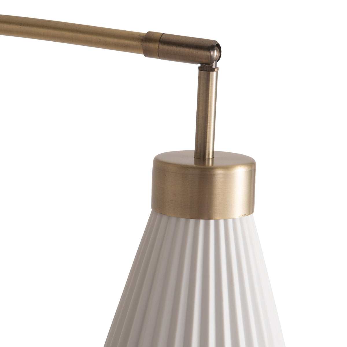 Concord Bone Porcelain 3-Light Arc Floor Lamp, 85" by Nova of California – view 6