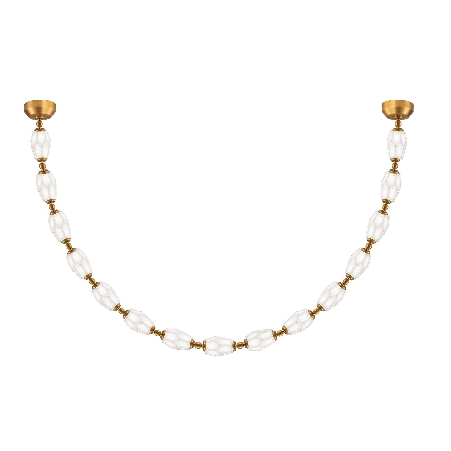 Chandelier Steel Tangent Plane Glass by Finesse Decor CH-AS25-1W