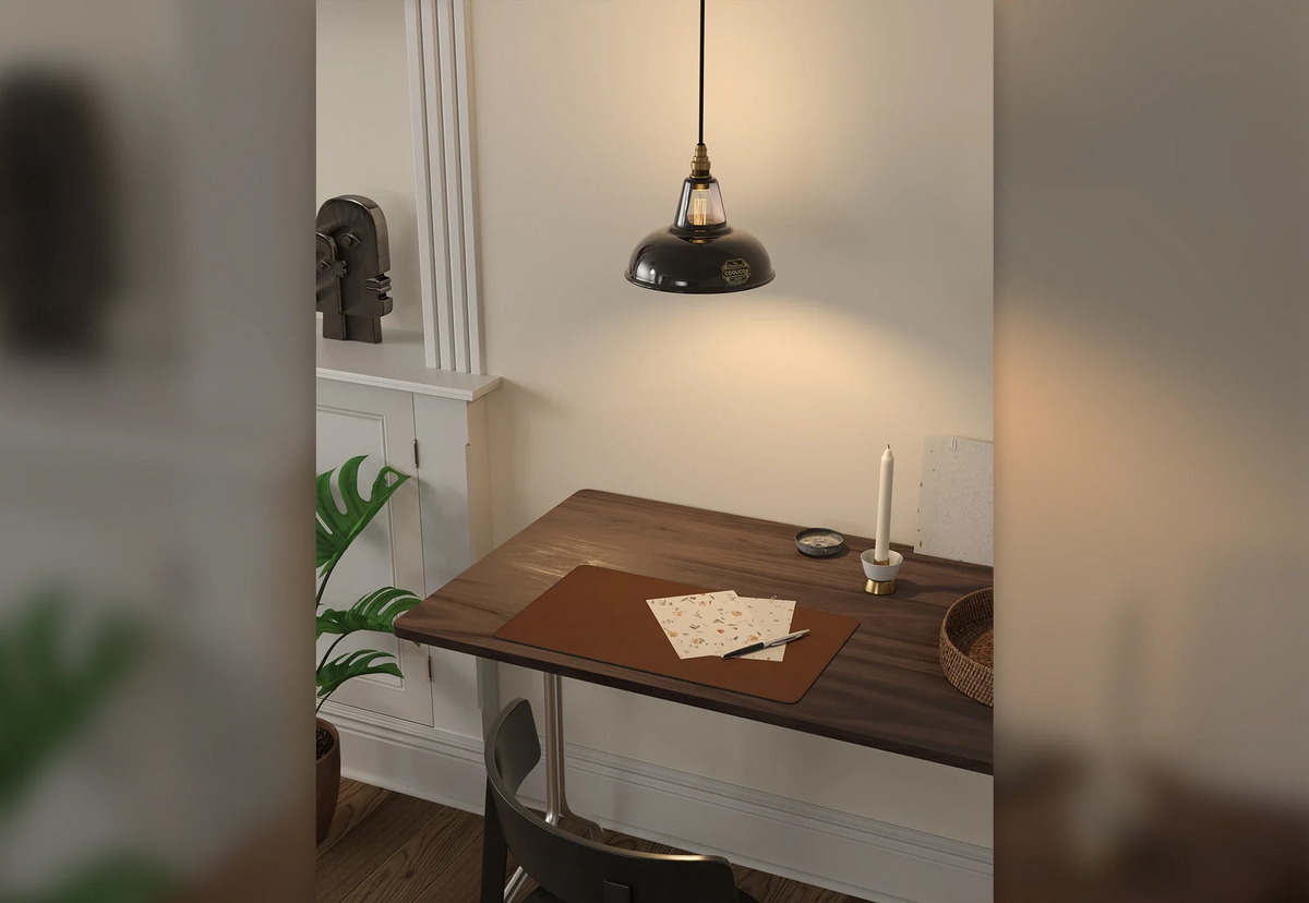 Coolicon Original Pendant light, jet black vitreous enamel (photo 29)