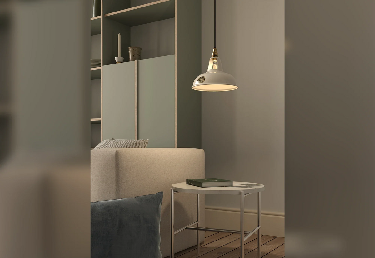 Coolicon Original Pendant light, classic cream vitreous enamel (photo 60)