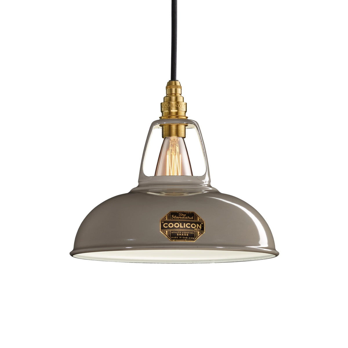 Coolicon Original Pendant light, original grey vitreous enamel (photo 12)