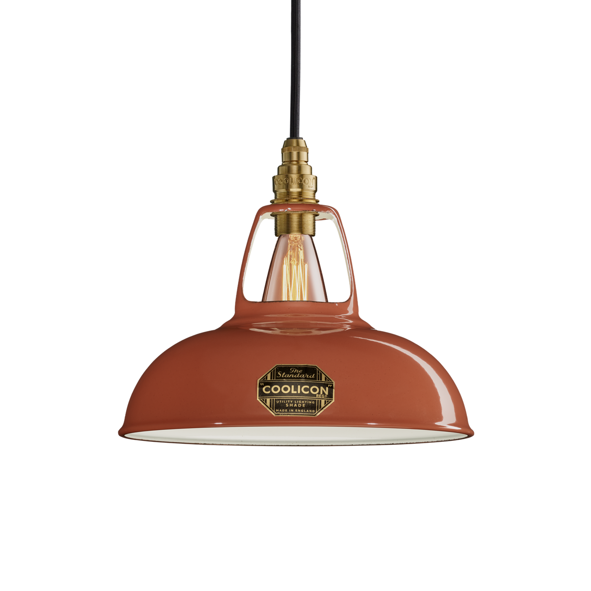 Coolicon Original Pendant light, terracotta vitreous enamel (photo 21)
