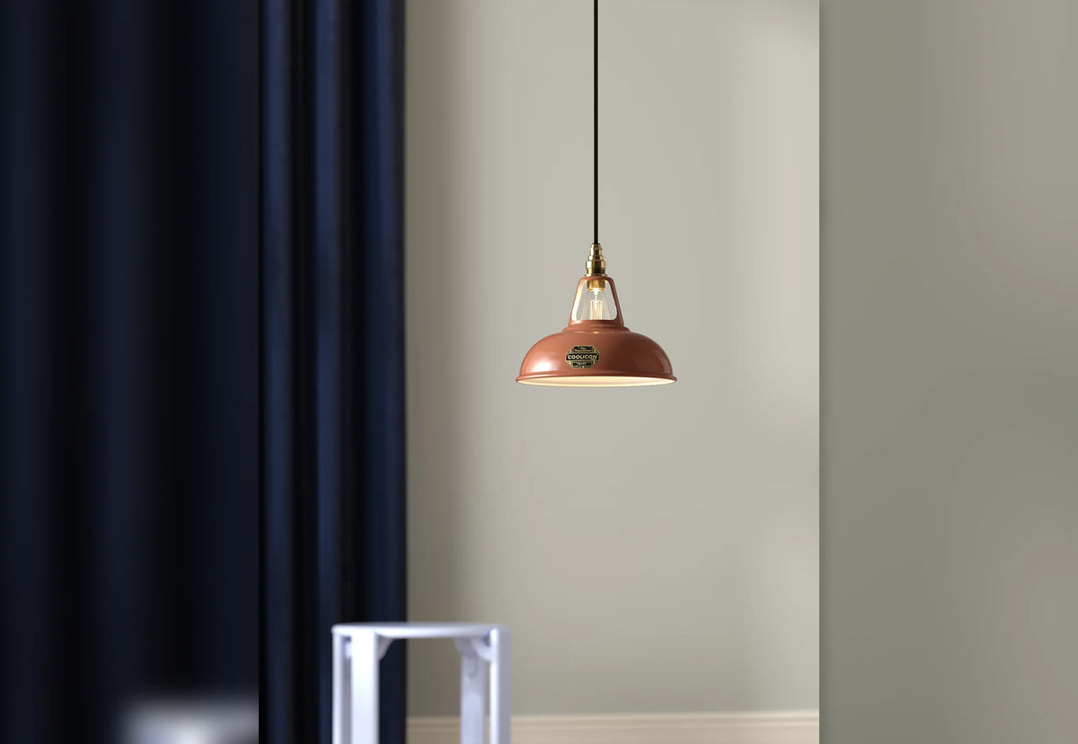 Coolicon Original Pendant light, terracotta vitreous enamel (photo 57)