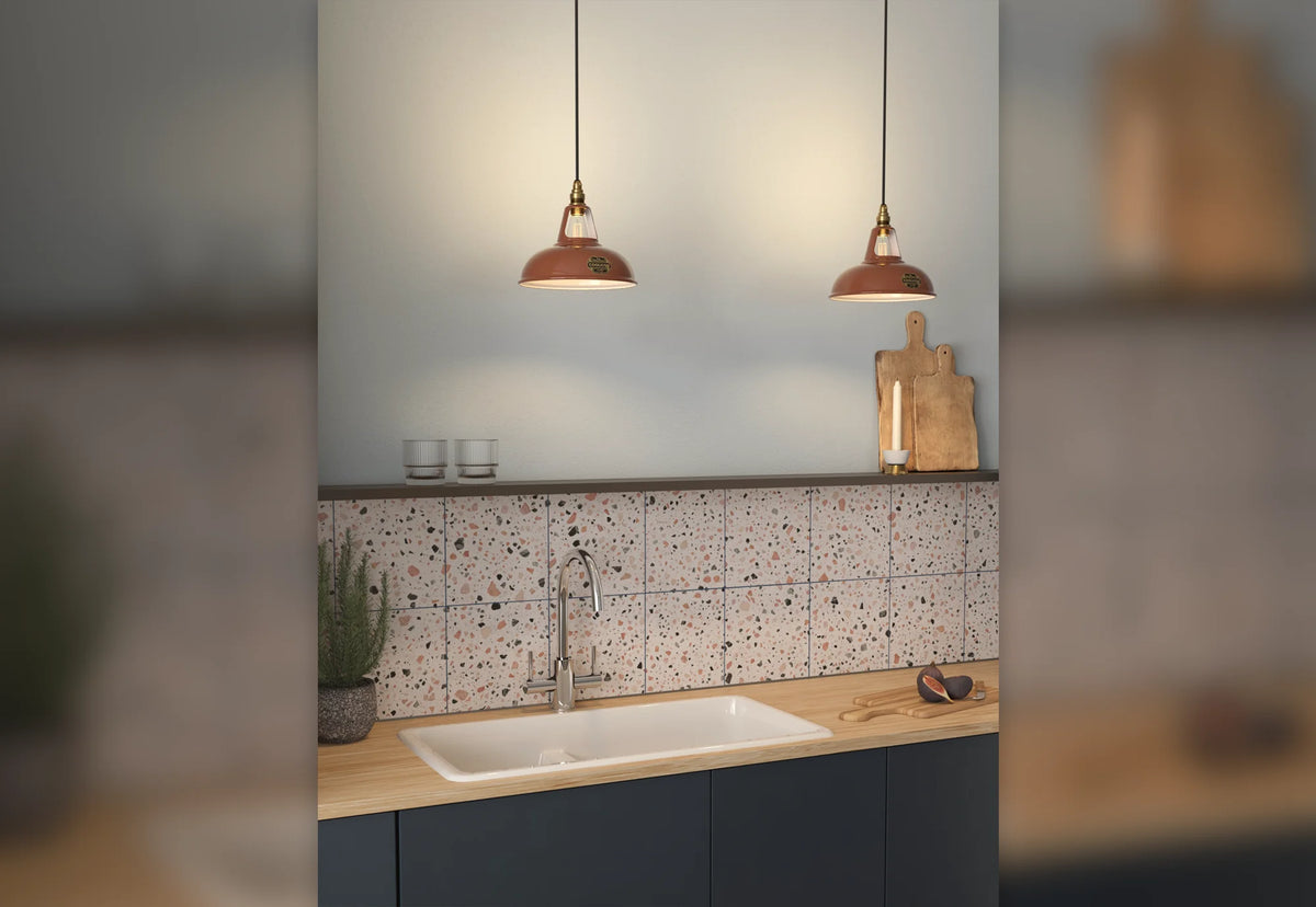 Coolicon Original Pendant light, terracotta vitreous enamel (photo 55)