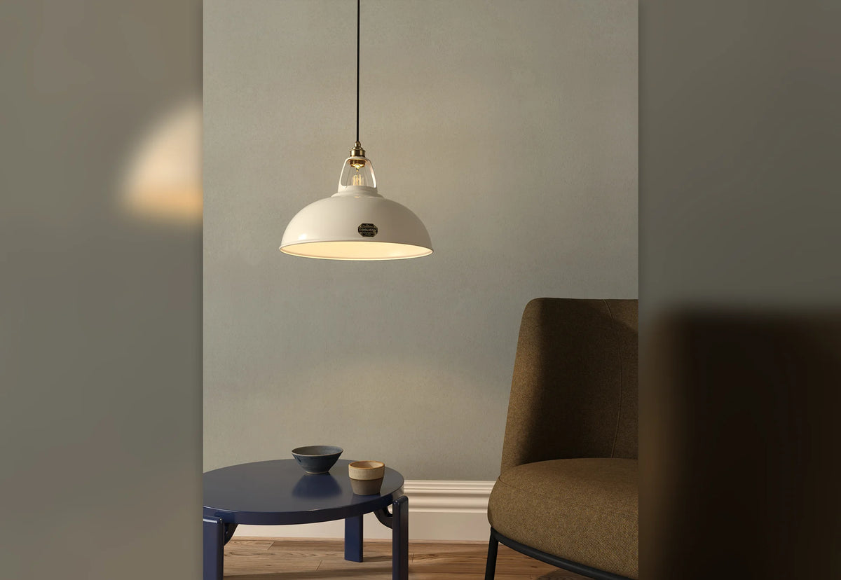 Coolicon Original Large Pendant light, classic cream vitreous enamel (photo 68)