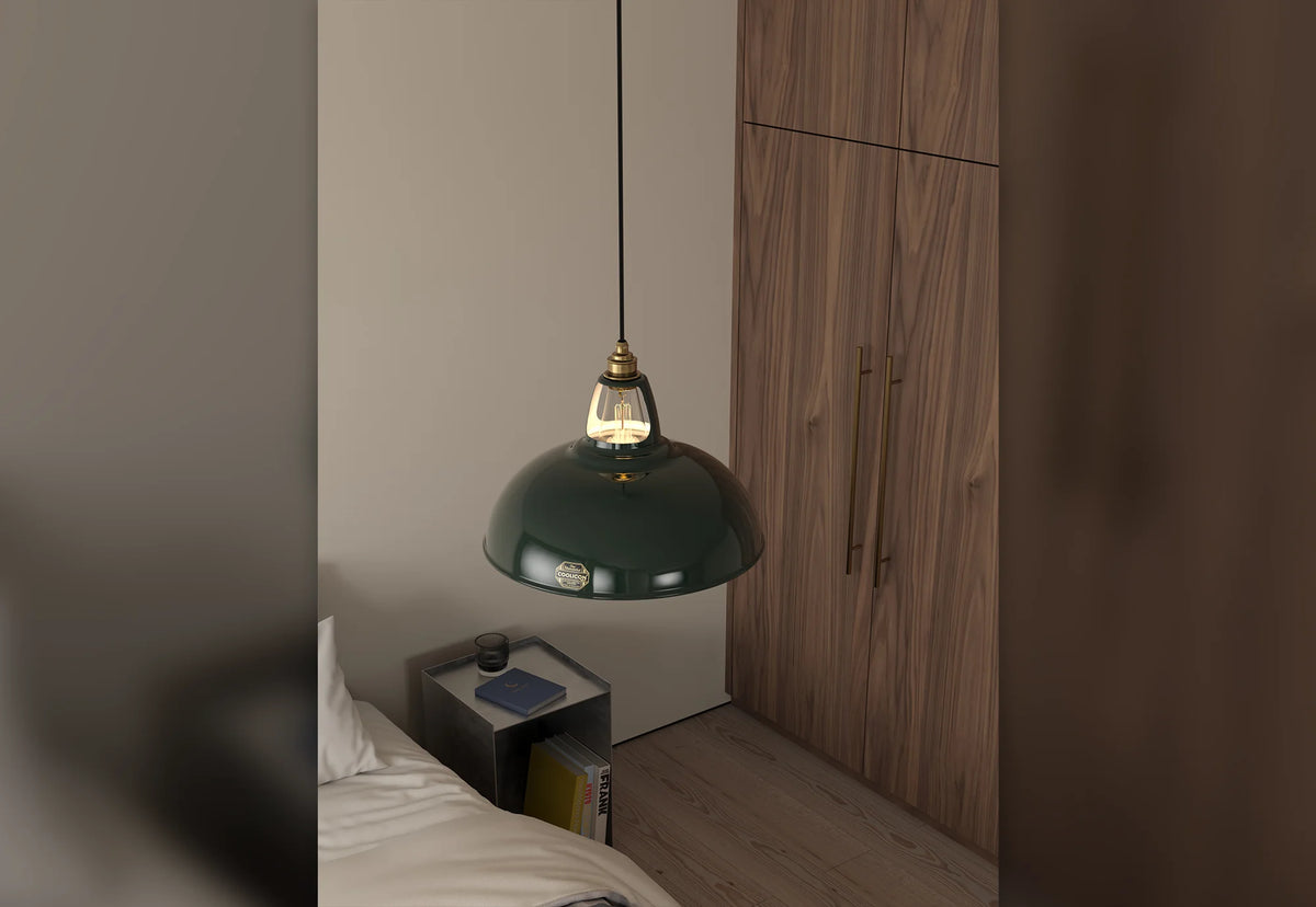 Coolicon Original Large Pendant light, original green vitreous enamel (photo 28)