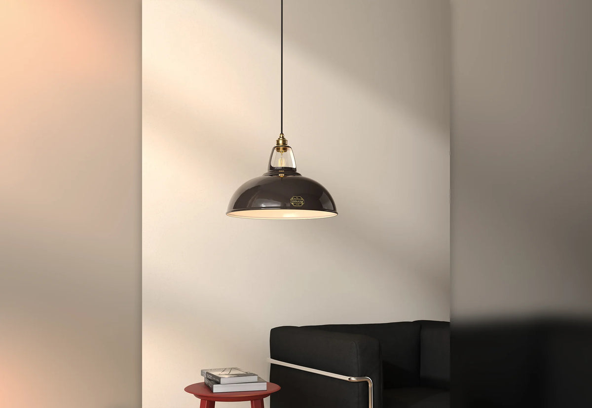 Coolicon Original Large Pendant light, pewter vitreous enamel (photo 50)