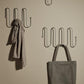 blomus Curl Coat Rack Small Steel Grey