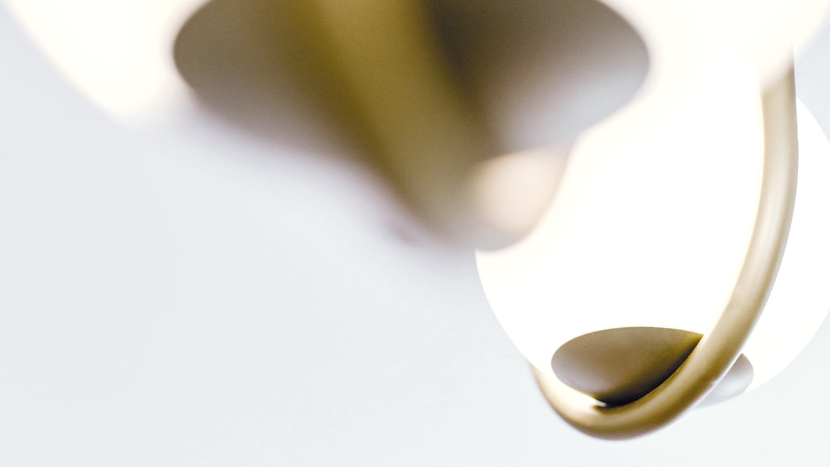 C-Ball S lamp with opal glass sphere by Stone Designs