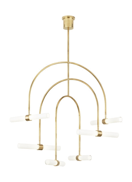 Calumn 6 Light Chandelier by Visual & Comfort & Co
