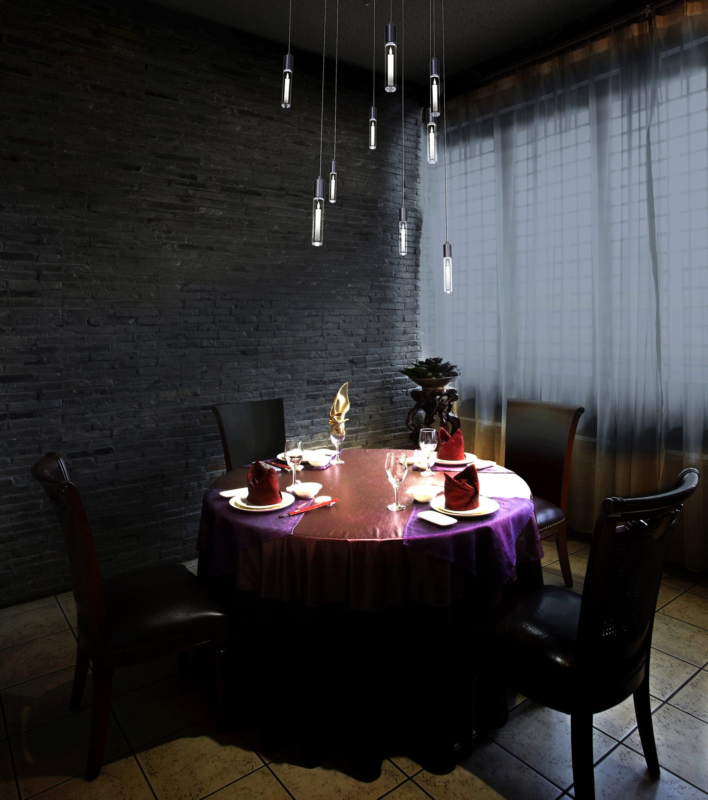 BlackJack Lighting Candle Pendant