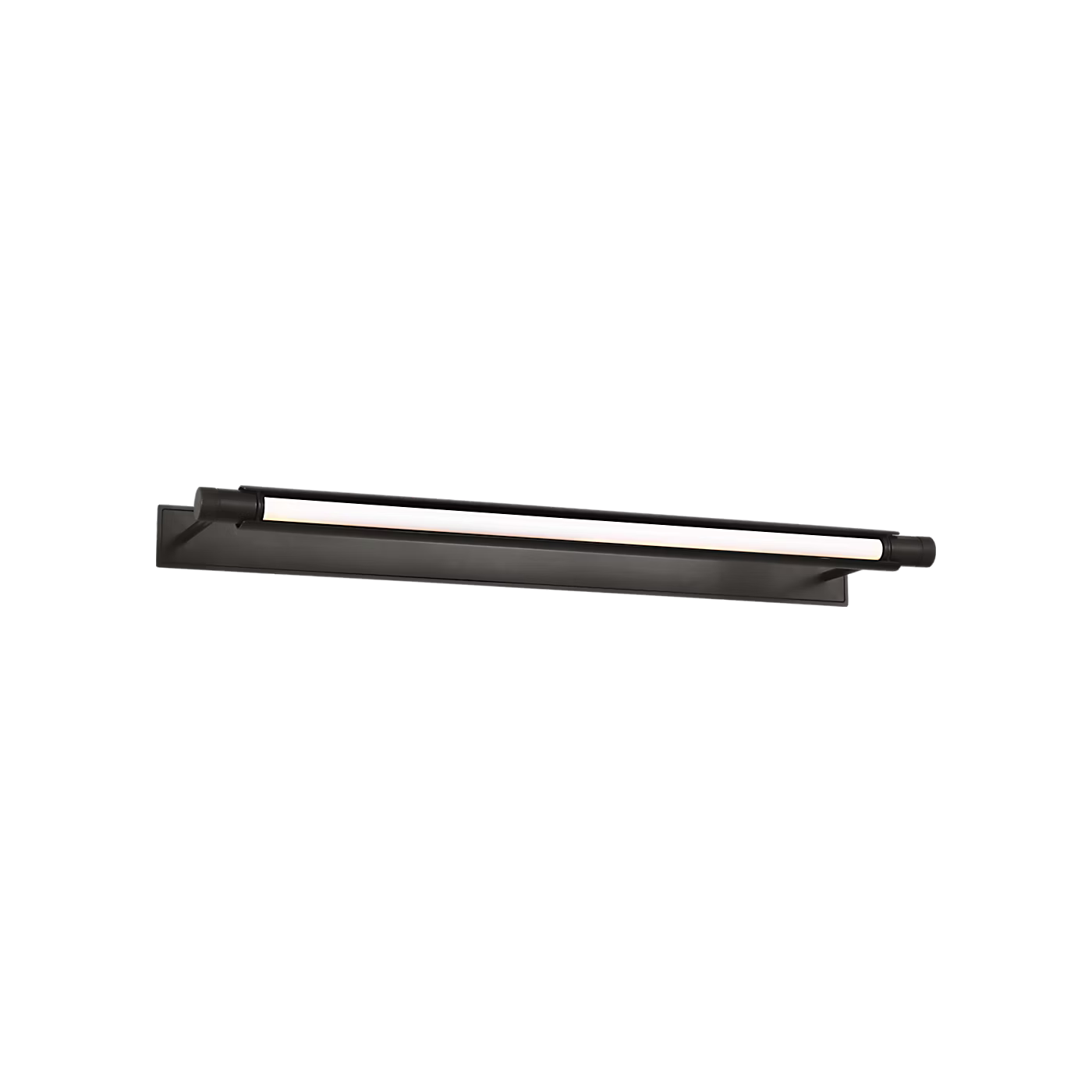 Bronze LED picture light for gallery wall lighting with warm dim feature and modern design