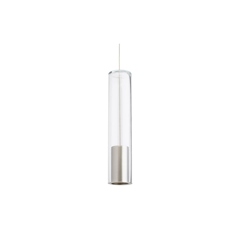 Visual Comfort Captra Clear Cylinder Pendant – view 2