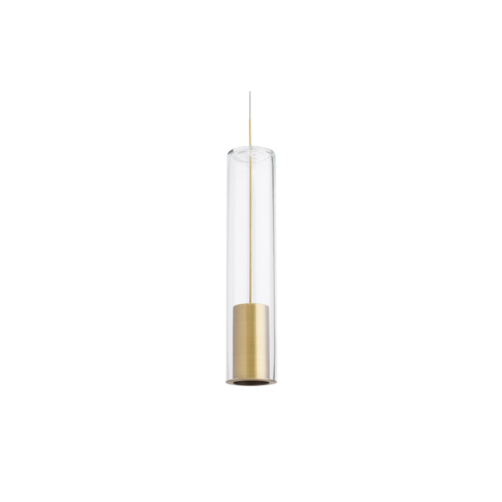 Visual Comfort Captra Clear Cylinder Pendant