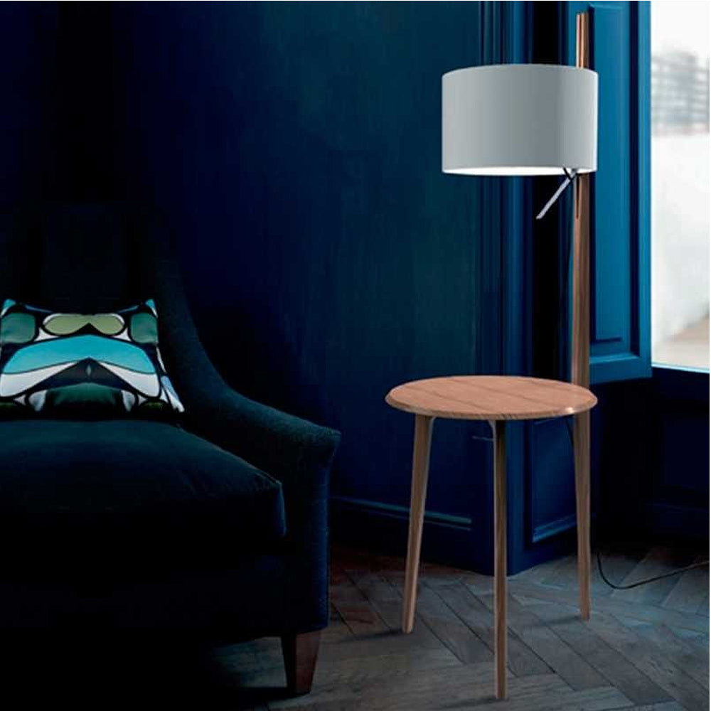 Carpyen Lighting Carla Floor Lamp Side Table