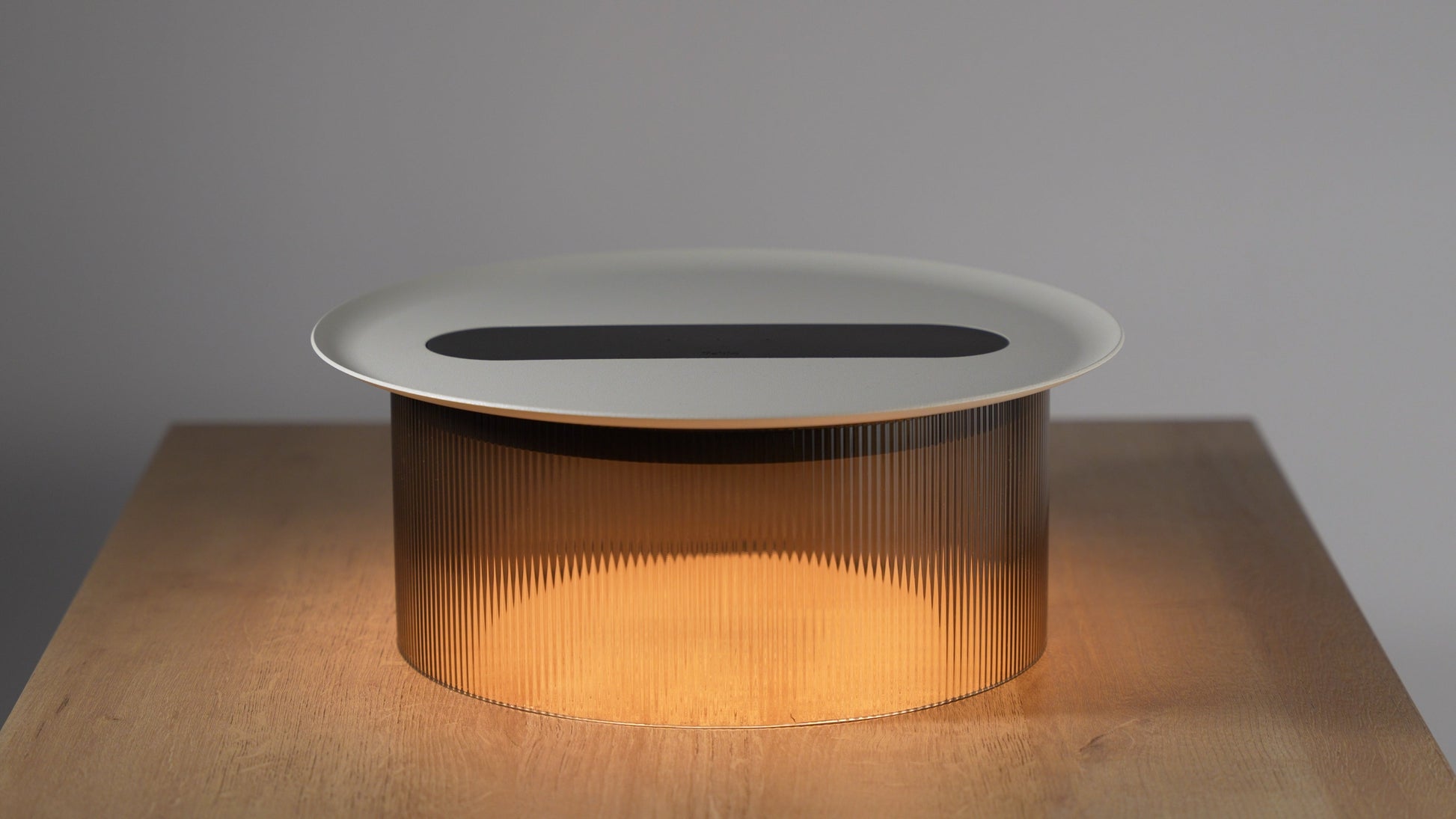 Pablo Designs Carousel Table Small Bronze Base + Black Tray 16"