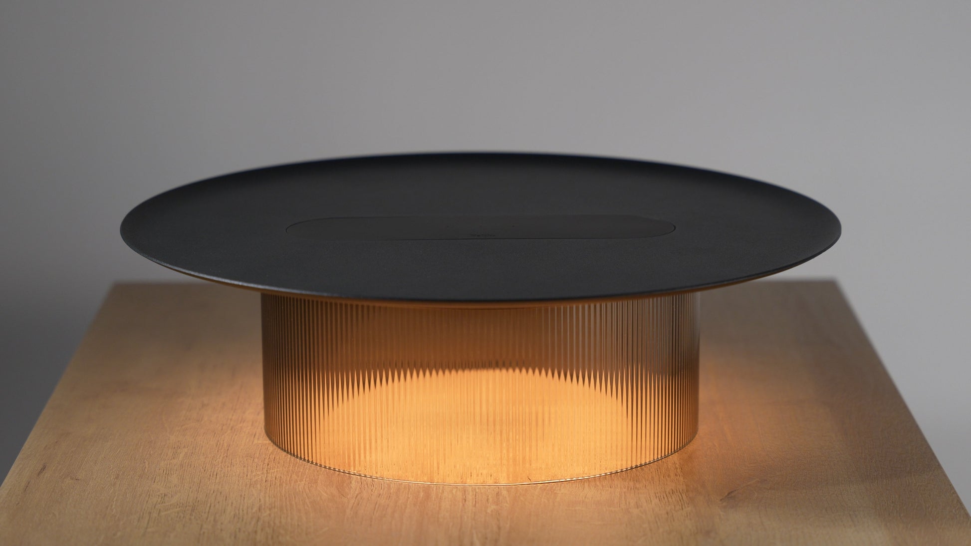 Pablo Designs Carousel Table Small Bronze Base + Terracotta Tray 16"