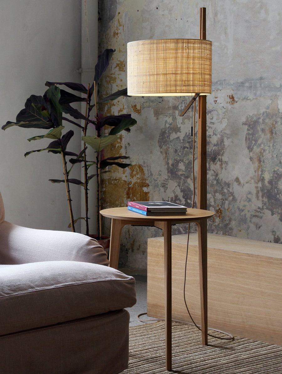Carpyen Lighting Carla Floor Lamp Side Table