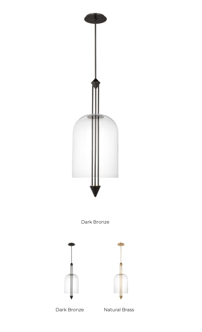 Large Cathedral Slpd317 Pendant Chandelier by Visual & Comfort & Co